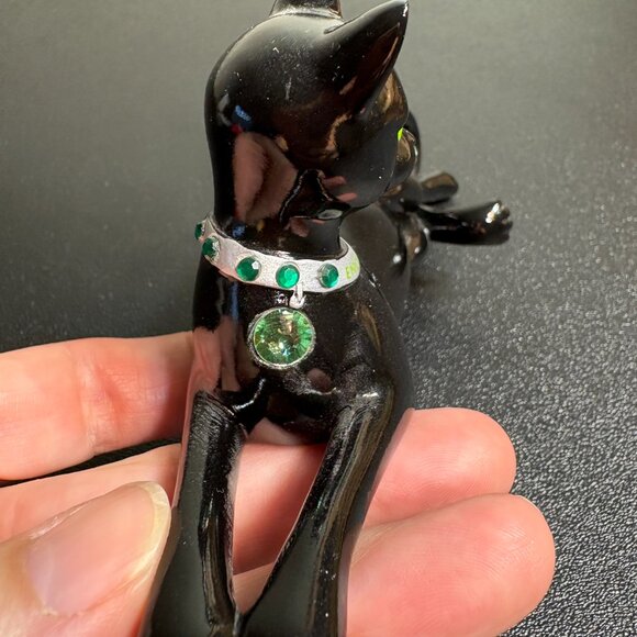 ENCHANGED AMOUR Black Cat Figurine Collection by Hamilton - Picture 3 of 6